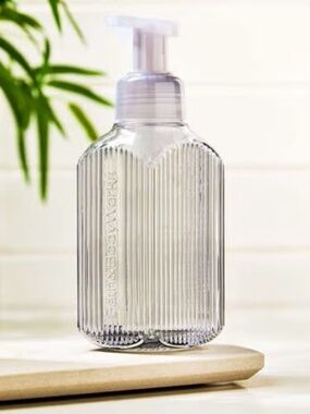 CHARCOAL Vertical Lines Foaming Hand Soap Dispenser